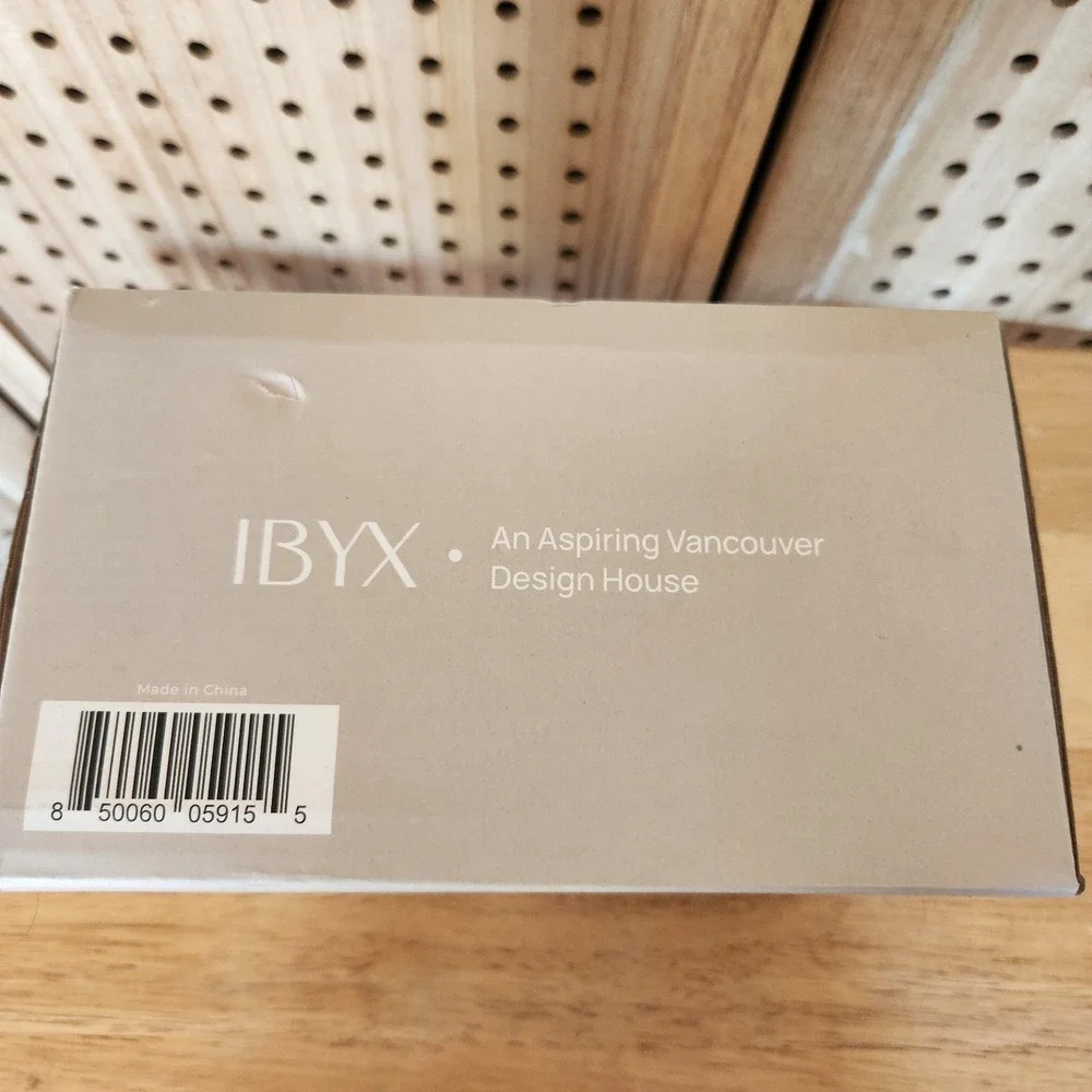 Ibyx‎ Bamboo 3 Tier Nespresso Pods Dispenser Black W/ Stainless Steel Hardware